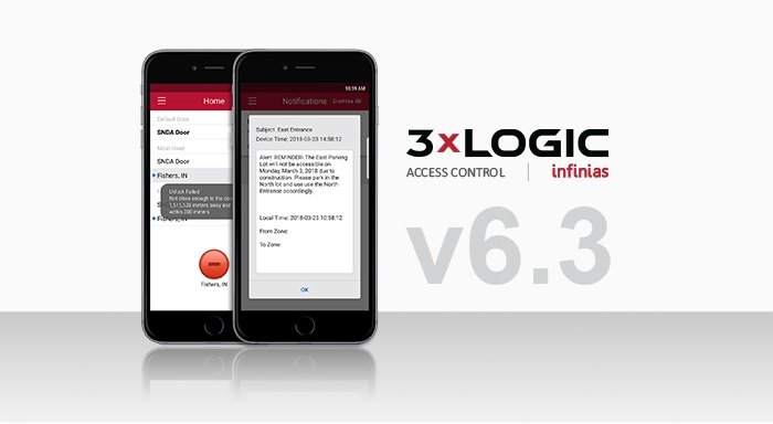 3xLOGIC updates infinias 6.3 Access Control Platform