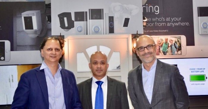 Rohit Gandotra, Senior Director Xcite by Alghanim, Mohammad Meraj Hoda, VP – BD, Ring, Fernando Vicente Lopez, VP of Electronics, Alghanim