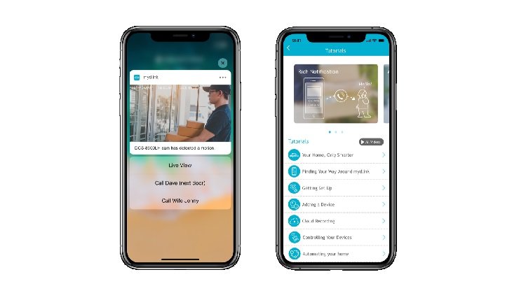 D‑Link updates mydlink app with all new smart and secure features