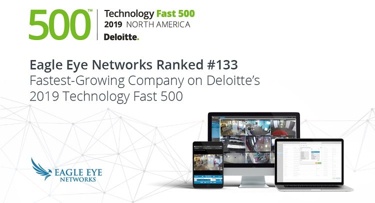 Eagle Eye Networks ranks 133rd on Deloitte’s Technology Fast 500
