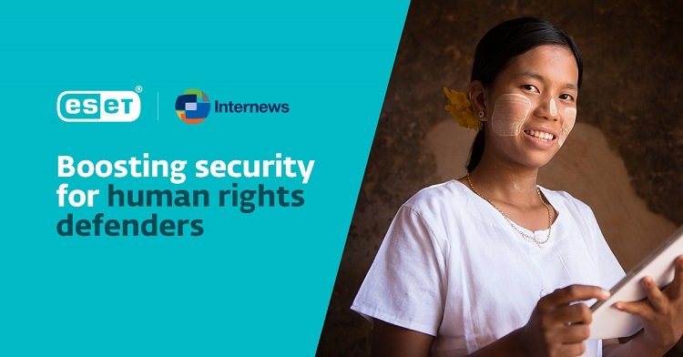 ESET and Internews join hands to protect human rights defenders