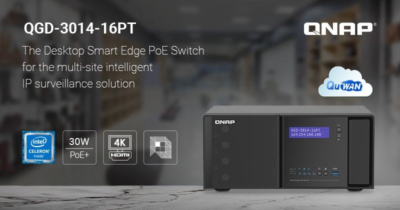 QNAP launches new desktop smart edge PoE Switch for surveillance