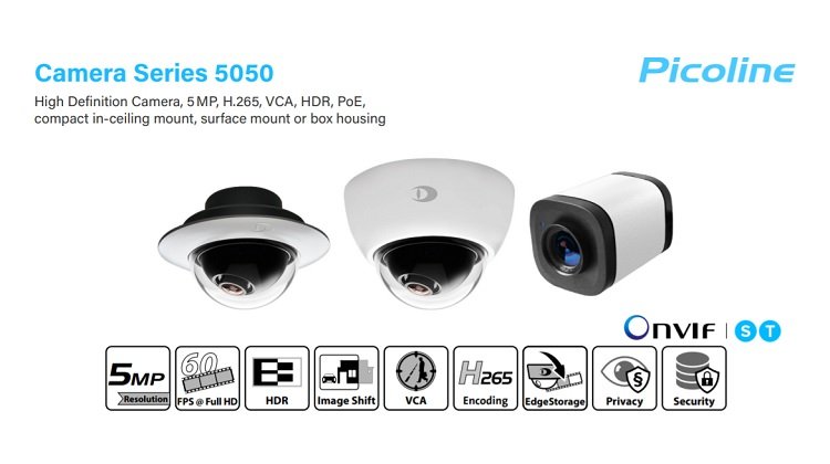 Dallmeier launches new compact surveillance cameras, Picoline 5050 series