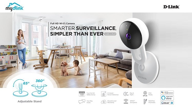 D-Link DCS-8300LHV2 Full HD Wi-Fi Camera