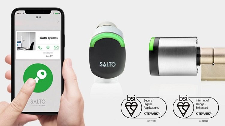 SALTO Neo electronic cylinder gains BSI Enhanced Level IoT Kitemark™