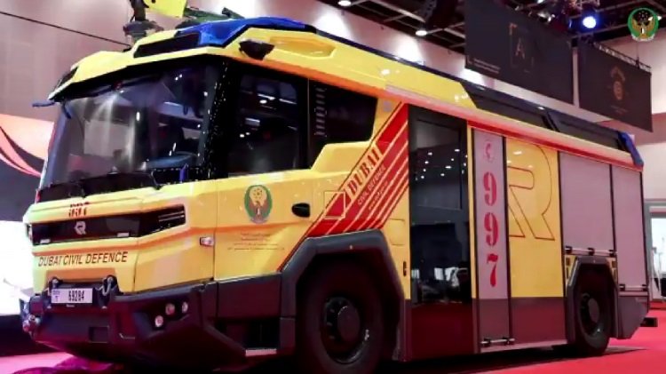 First electric firefighting vehicle in Middle East unveiled