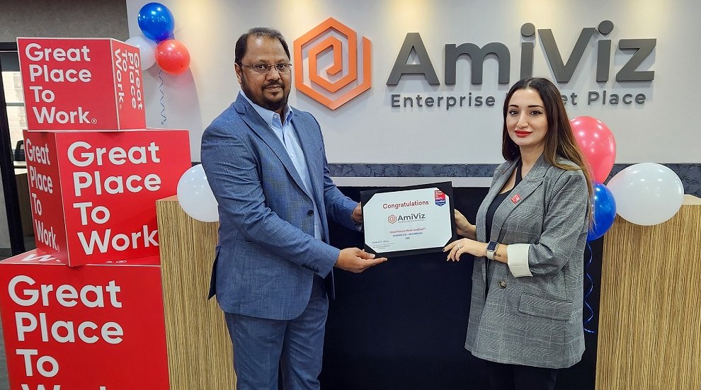 AmiViz certified as a Great Place to Work in Middle East