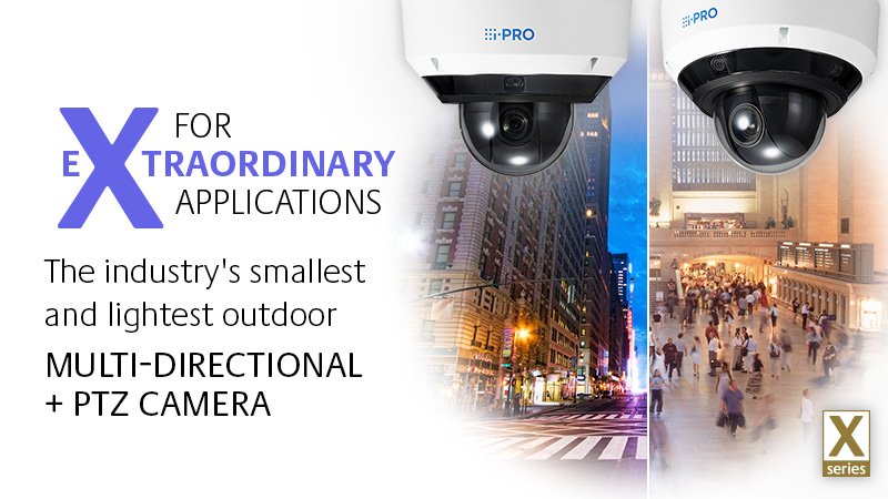 i-PRO to unveil industry’s smallest and lightest outdoor multi-directional + PTZ camera