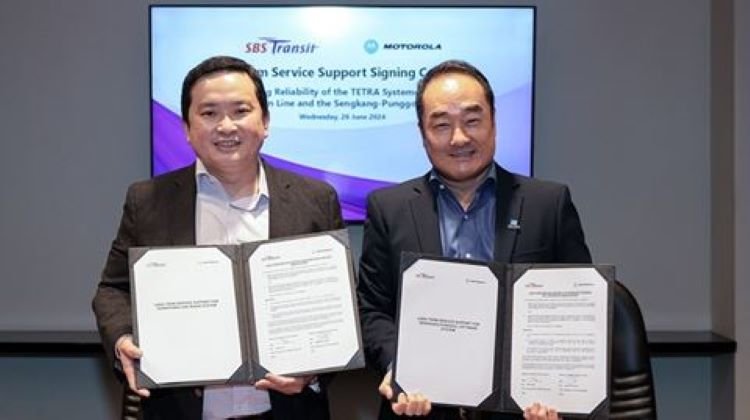 Singapore Transit Firm Signs S$14 Million Contract With Motorola