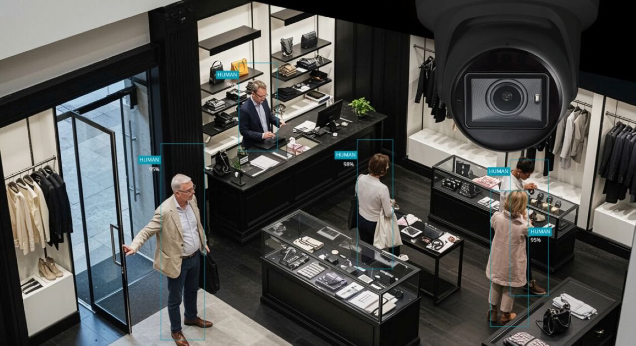 IDIS-Black-Turrets-in-Luxury-Retail